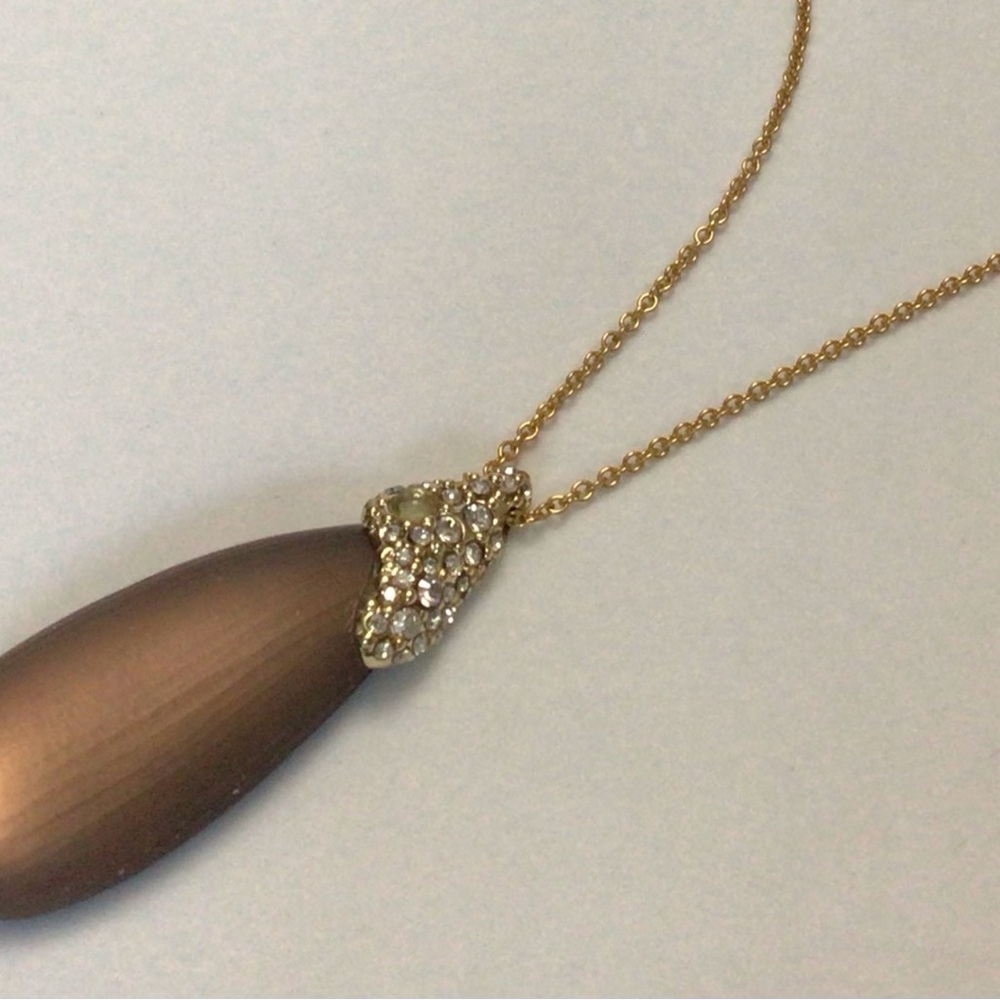 Alexis Bittar crystal encrusted Lucite pendant NWT